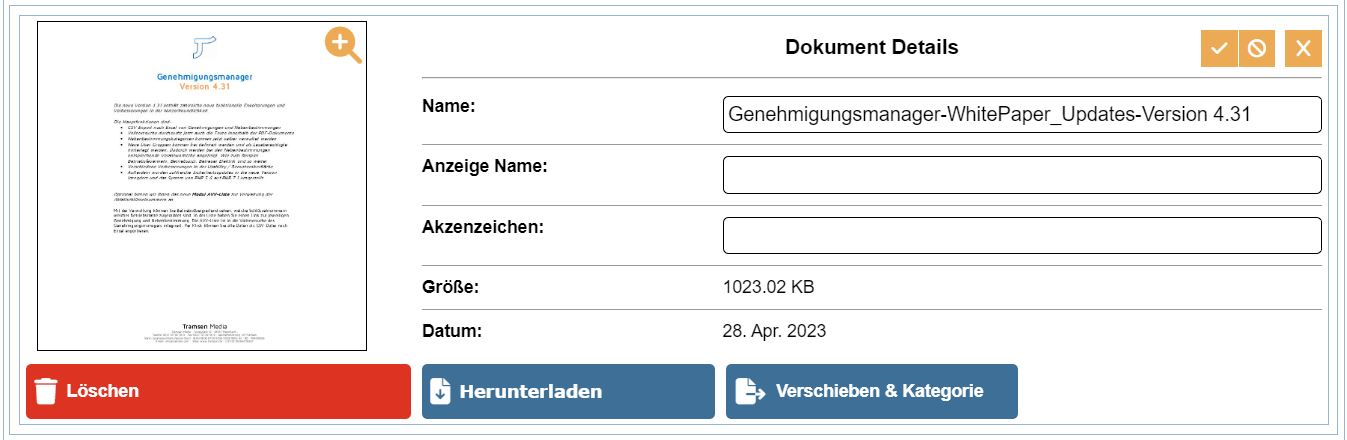 Dokumente Bearbeiten